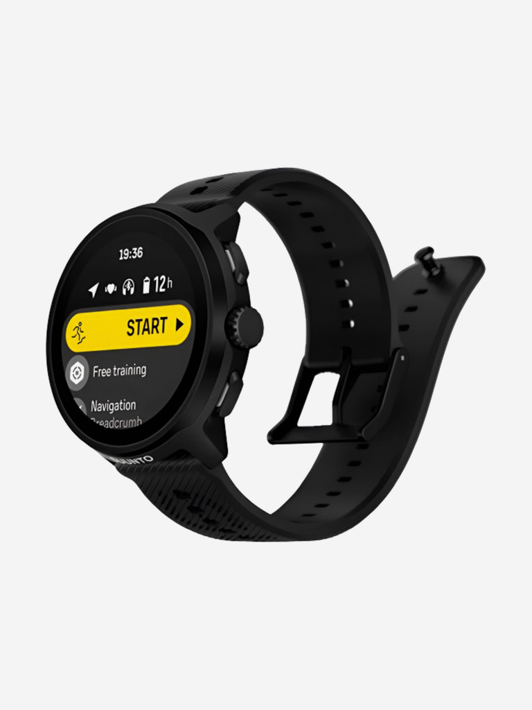 Спортивные часы Suunto Run, черные, силиконовый
