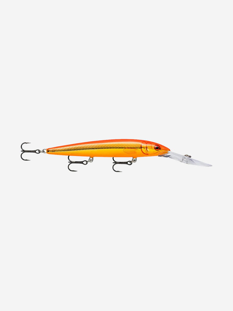 Воблер для рыбалки RAPALA Down Deep Husky Jerk 12, 12см, 15гр, цвет GF, нейтральный
