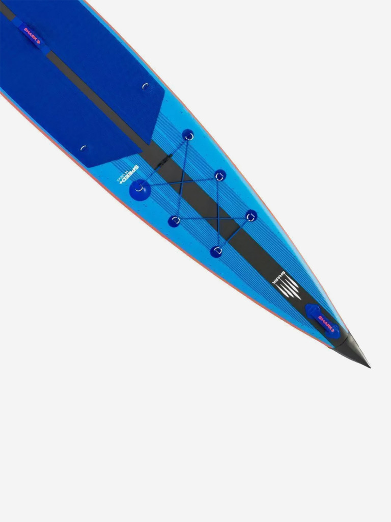 Сапборд надувной двухслойный Shark Speed+ 12.6x28x5, 381x71x12 см