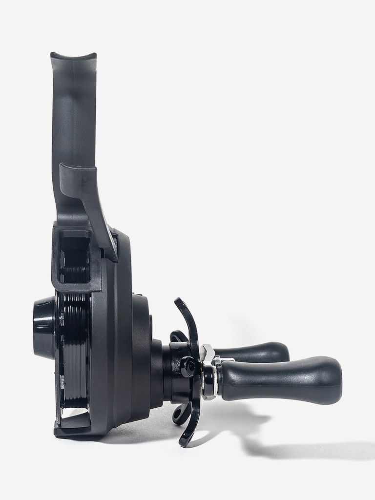 Катушка для рыбалки зимняя мультипликаторная FOLKFISHING Neo Black