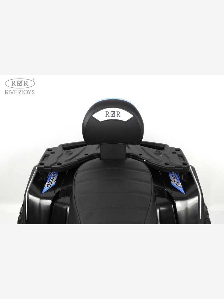 Детский электроквадроцикл RIVERTOYS T001TT 4WD синий