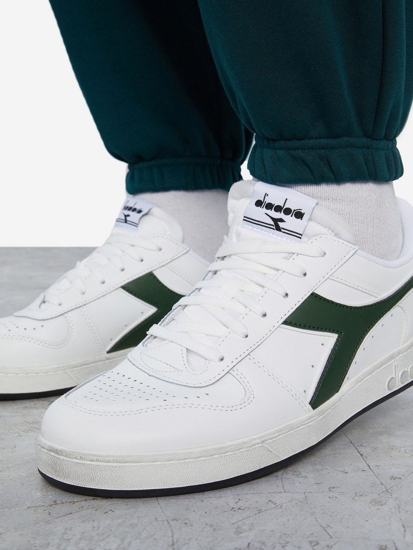 фото Кеды мужские diadora magic basket low icona, белый