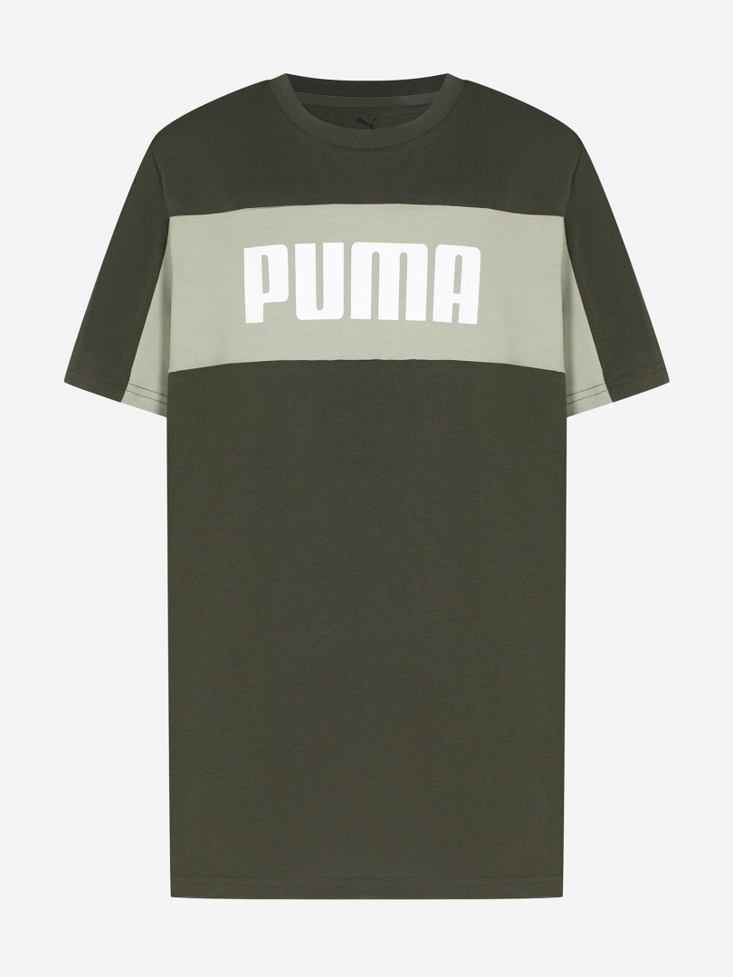 Футболка для мальчиков PUMA Block Зеленый 1999₽