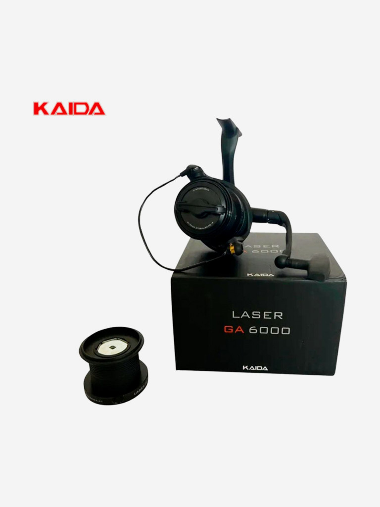Катушка KAIDA LASER GA 8000, с передним фрикционом, с дополнительной шпулей