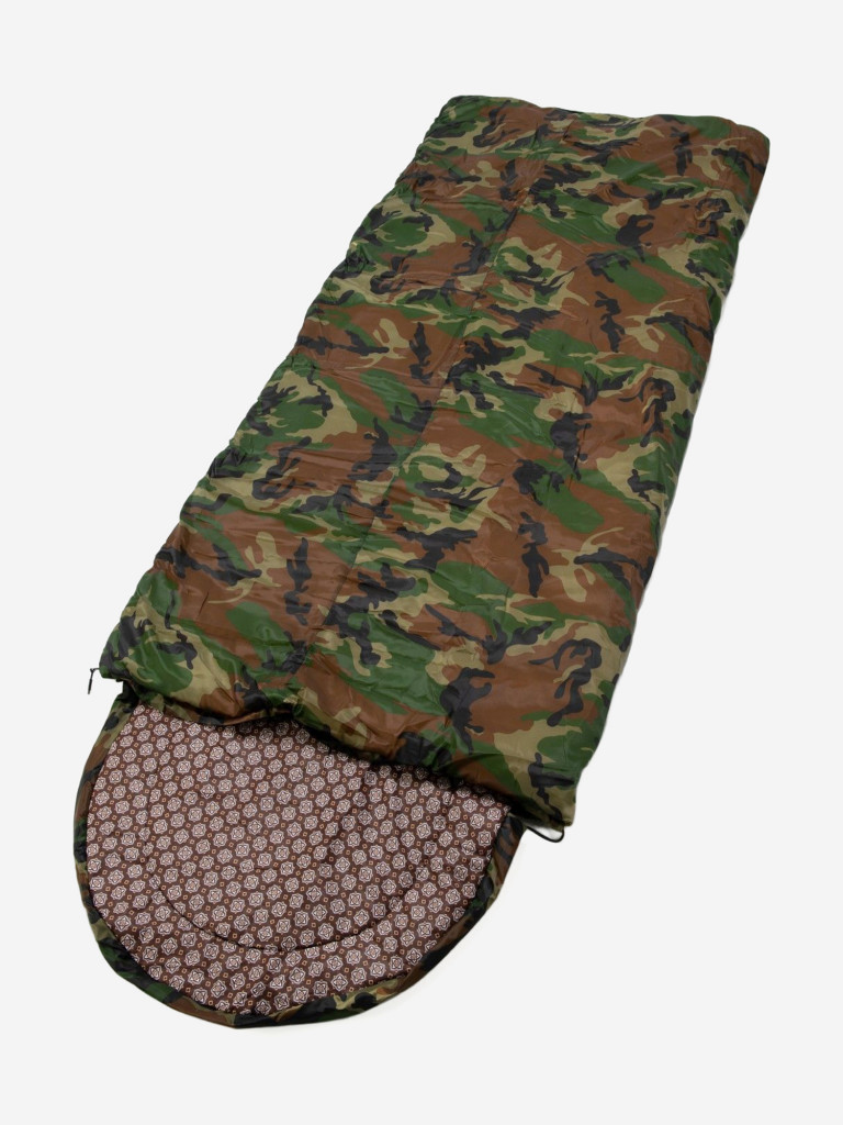 Спальный мешок Huntsman Аляска зимний утепленный с подголовником одноместный (до -10) для охоты и рыбалки