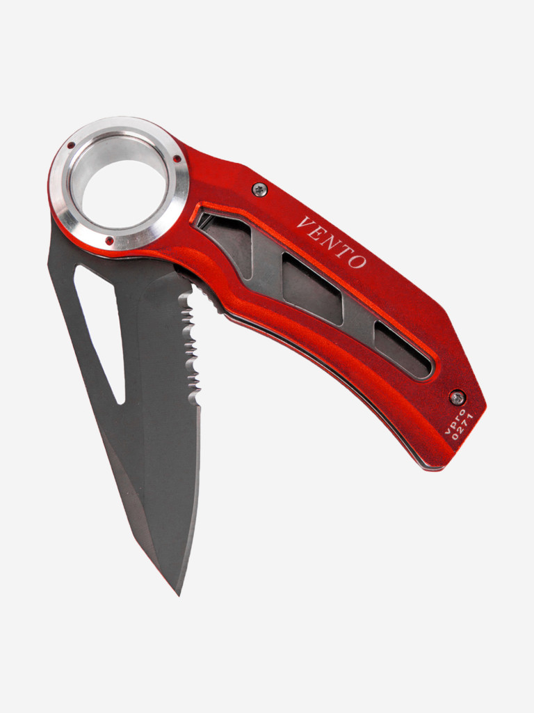 Нож "Стропорез". Цвет красный