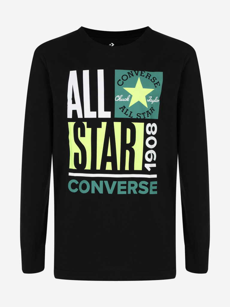 Лонгслив для мальчиков Converse All Star Stack Up