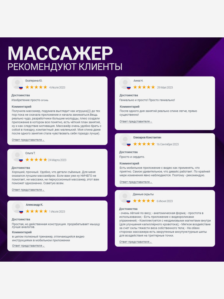 Массажёр для спины, шеи и поясницы iBACK PHYSIO