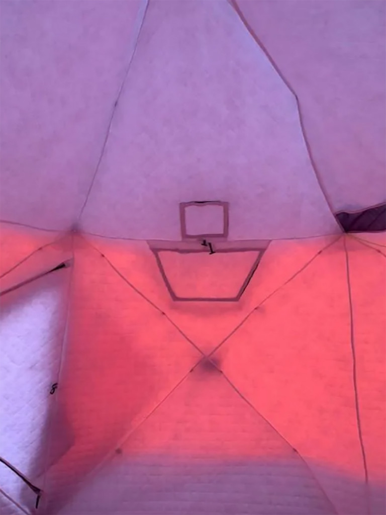 Зимняя палатка Terbo-Mir 2022 четырехслойная мобильная баня для кемпинга и рыбалки