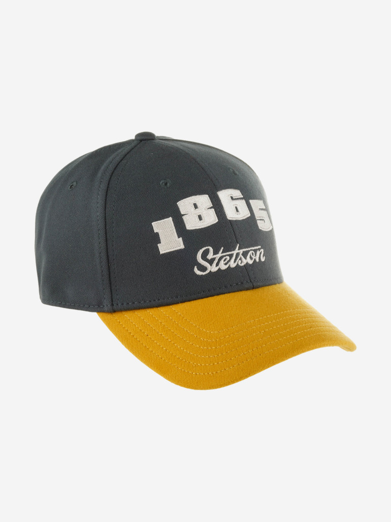 Бейсболка STETSON 7725107 BASEBALL CAP RETRO NUMBERS (серый)