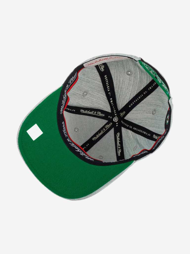 Бейсболка MITCHELL NESS 6HSSMM19363-BCEGYHT Boston Celtics NBA (серый)
