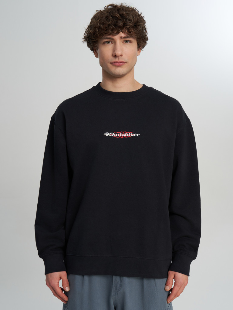 Свитшот мужской оверсайз Quiksilver Mercury Trident Crew