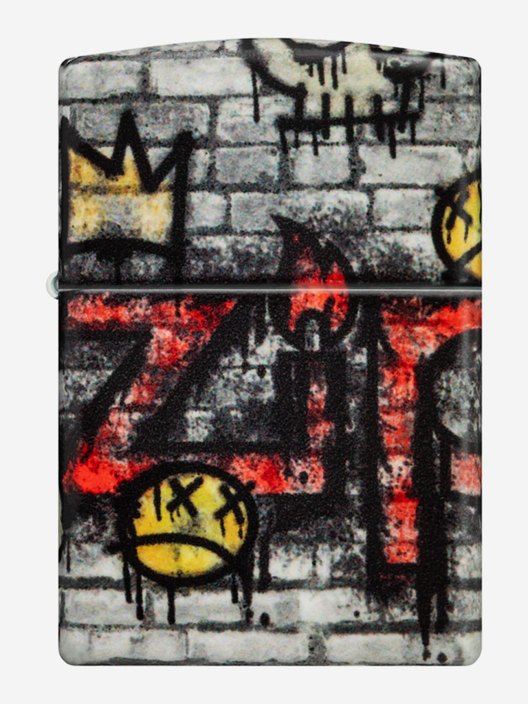 Зажигалка бензиновая ветроустойчивая Zippo Graffiti King 540 Matte