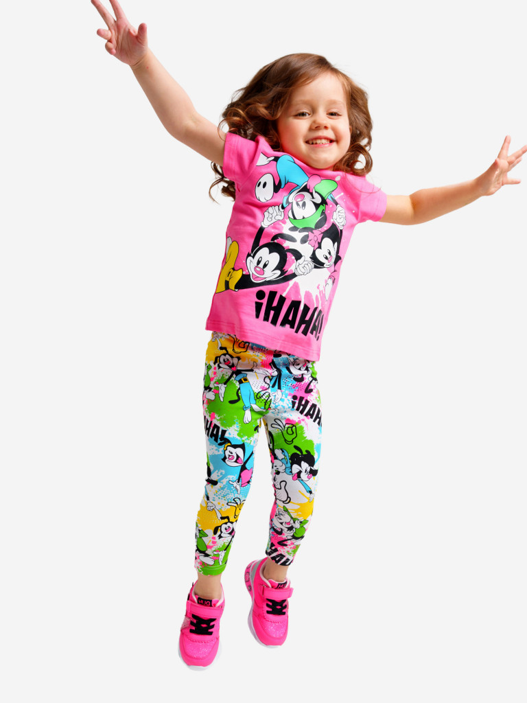 Комплект для девочек: футболка, легинсы PlayToday