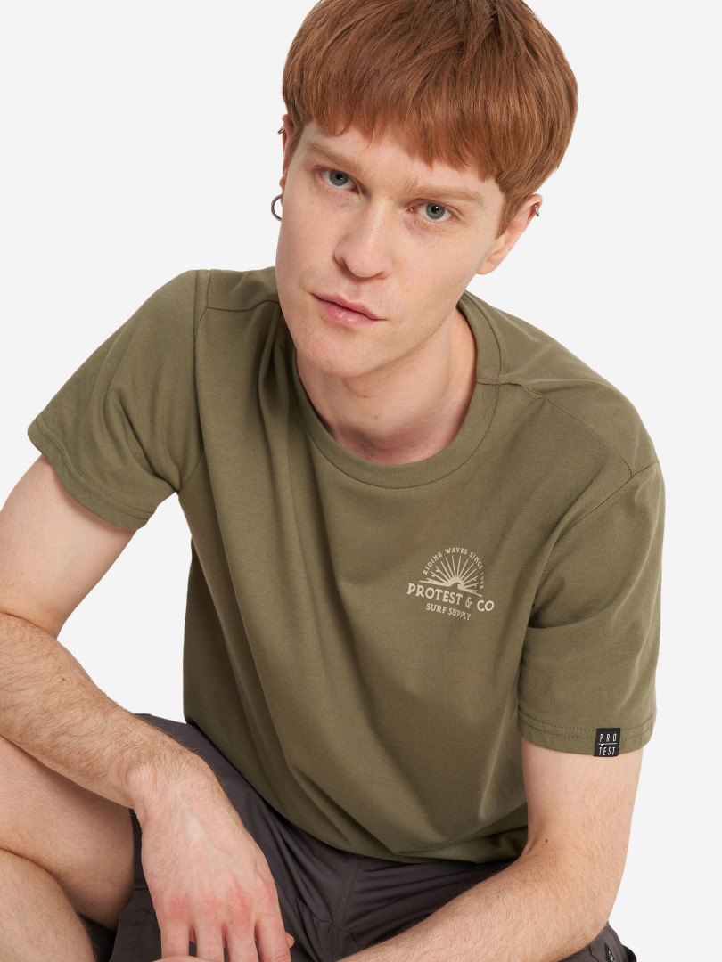 фото Футболка мужская protest, зеленый