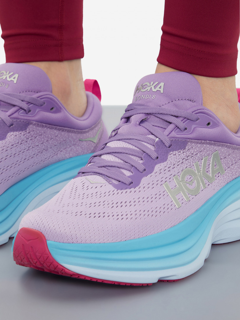 фото Кроссовки женские hoka one one bondi 8, фиолетовый