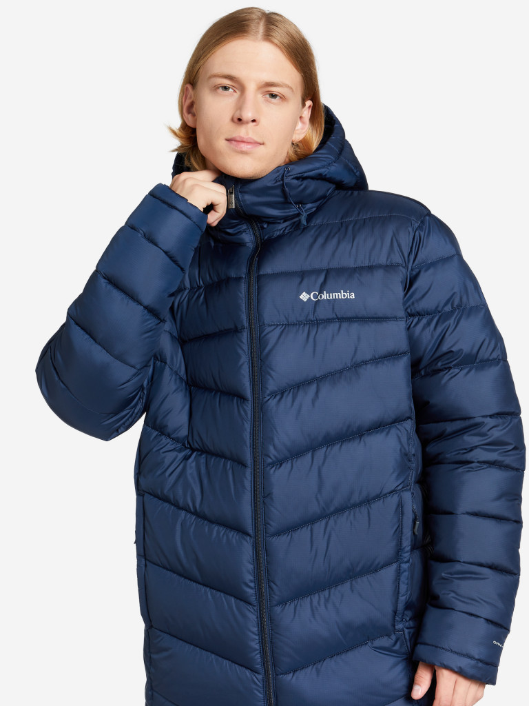 Куртка мужская Columbia Youngberg Insulated Jacket темно-синий цвет —  купить за 9499 руб. со скидкой 50 %, отзывы в интернет-магазине Спортмастер