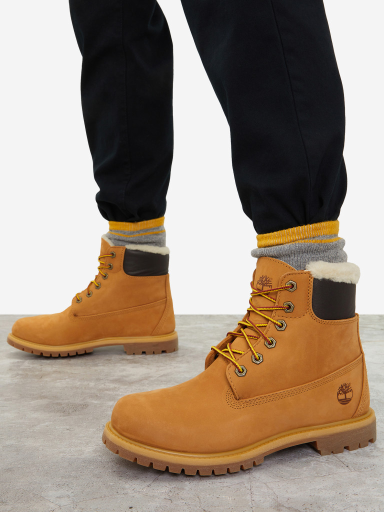 Ботинки утепленные женские Timberland 6In Premium Shearling Lined Wp Boot