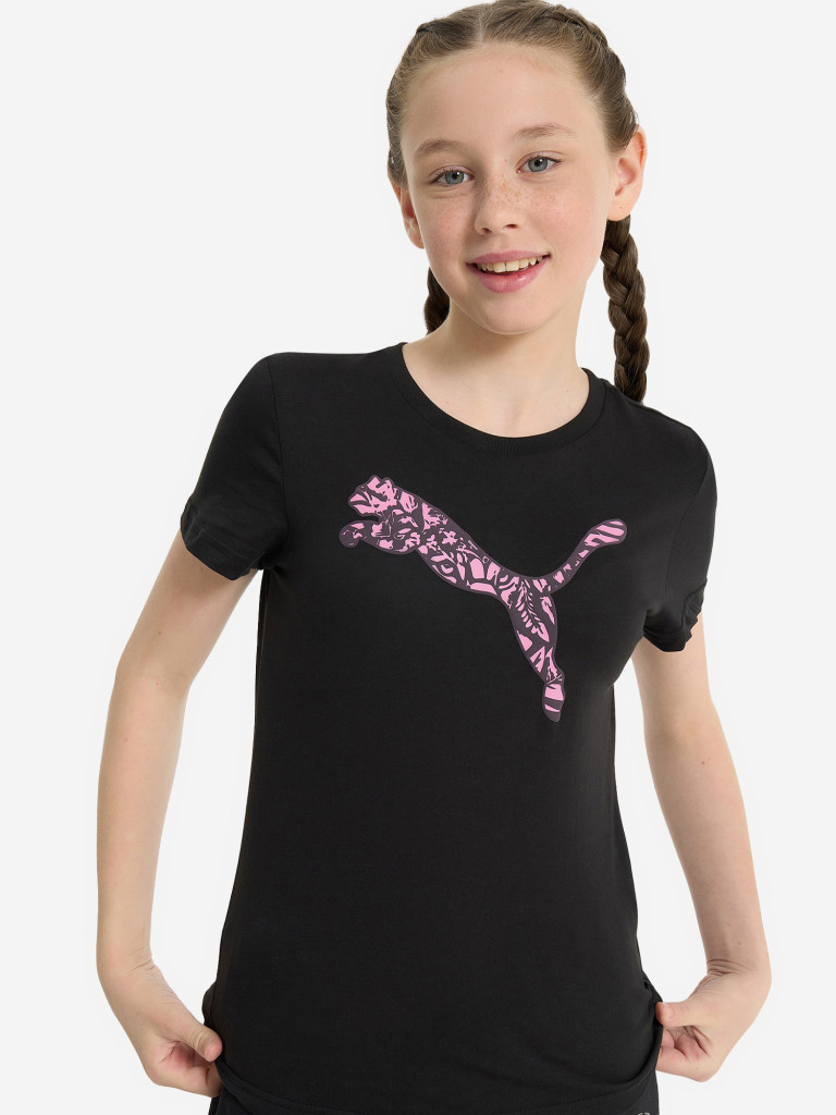 Футболка для девочек PUMA ESS+ Graphic Tropical