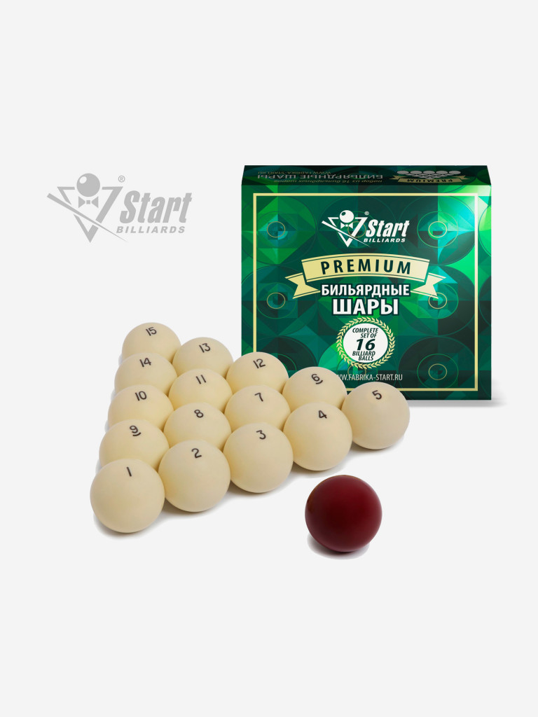 Шары для бильярда Start Billiards Premium РП 60 мм