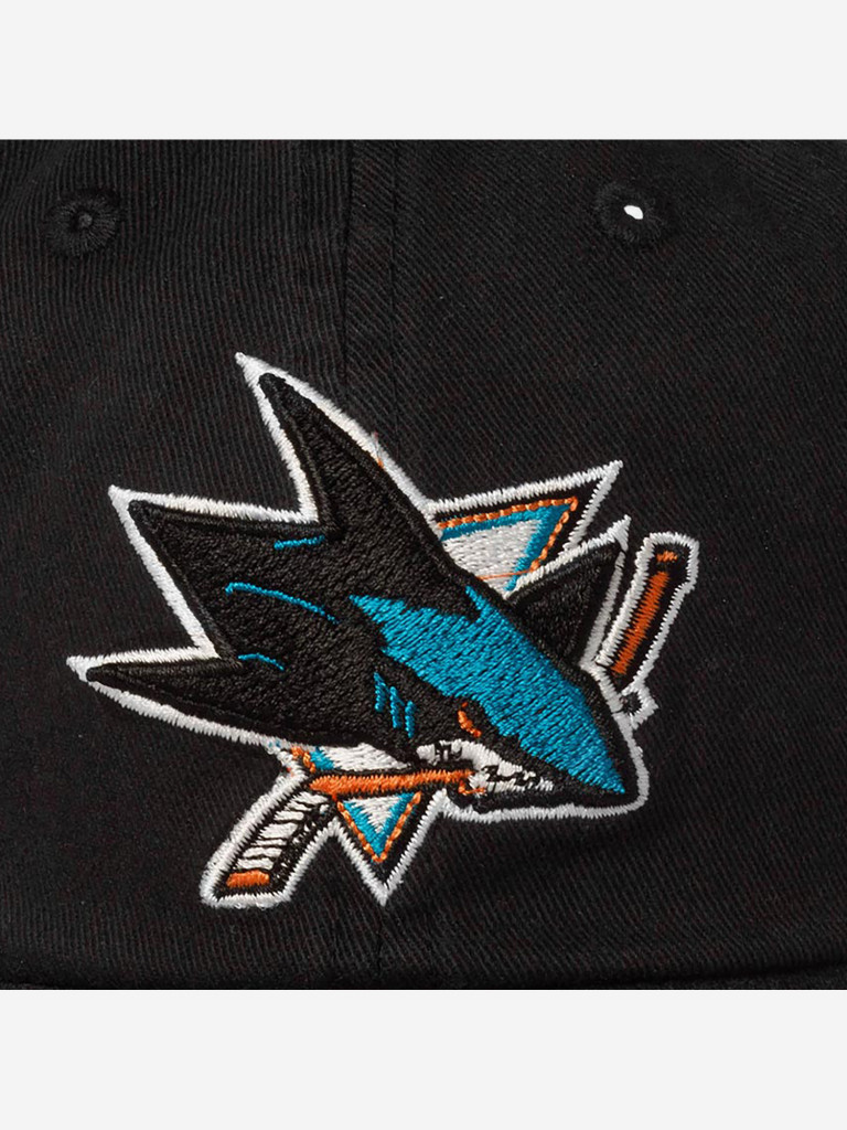 Бейсболка AMERICAN NEEDLE 40742A-SJS San Jose Sharks Blue Line NHL (черный)