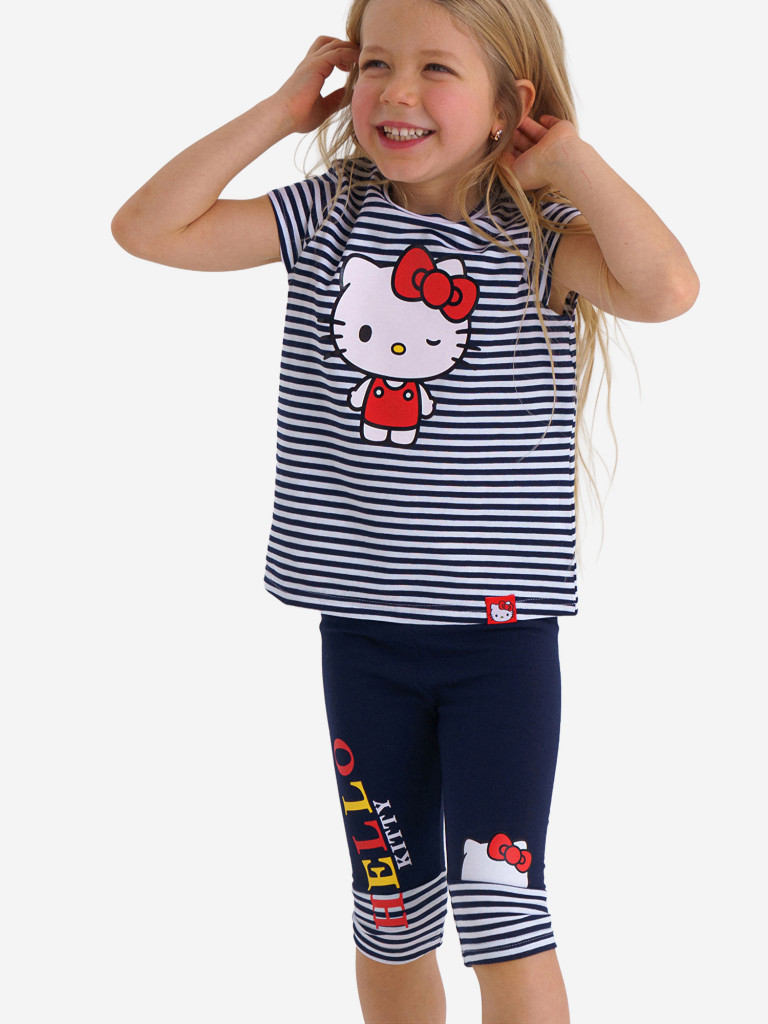 Комплект для девочек: футболка, легинсы PlayToday