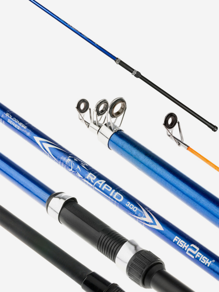 Удилище телескопическое стеклопластиковое д/с Fish2Fish Rapid New (10-40) 6,0 м Blue