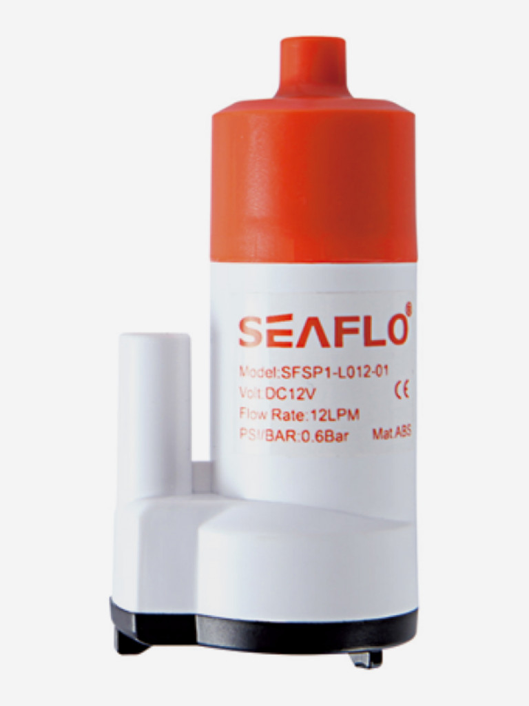 Водооткачивающая помпа SeaFlo погружная, 12V, 200 галлон/ч, погружная, диаметр патрубка 12 мм