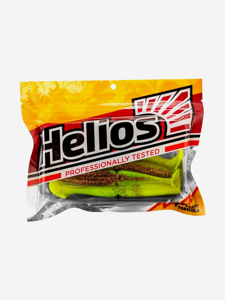 Мягкая приманка Helios Guru, 3,0" / 7,62 см, Golden Lime, 9 штук (HS-29-048)