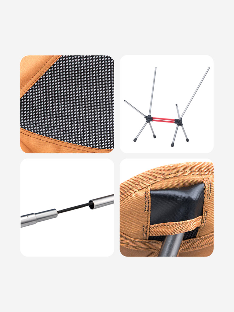 Стул Naturehike Stellaluna l01, легкий, складной, коричневый