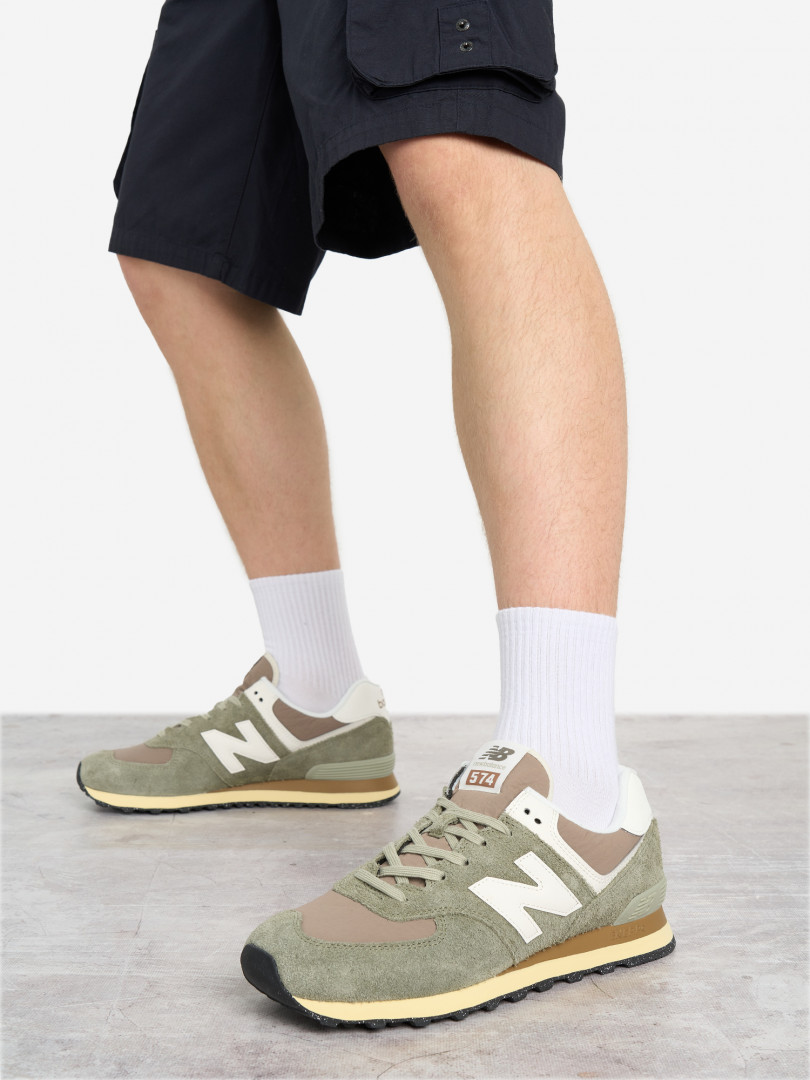 Кроссовки мужские New Balance 574 Зеленый 16999₽