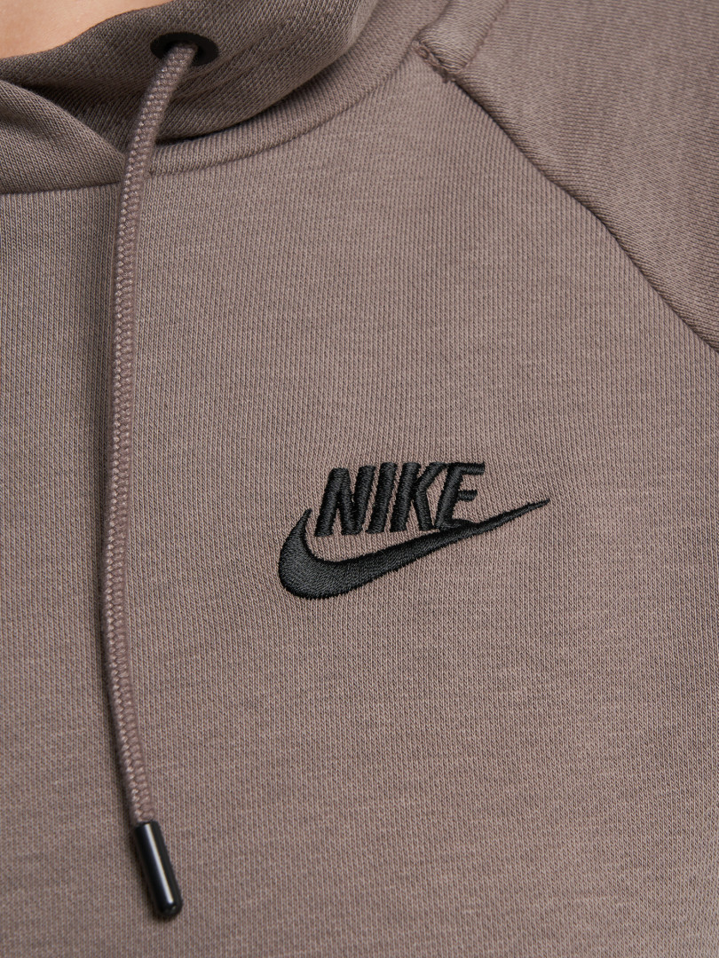 фото Худи женская nike sportswear club, коричневый