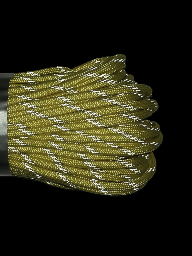 Паракорд 550 CORD nylon 30м RUS световозвращающий (lemon)