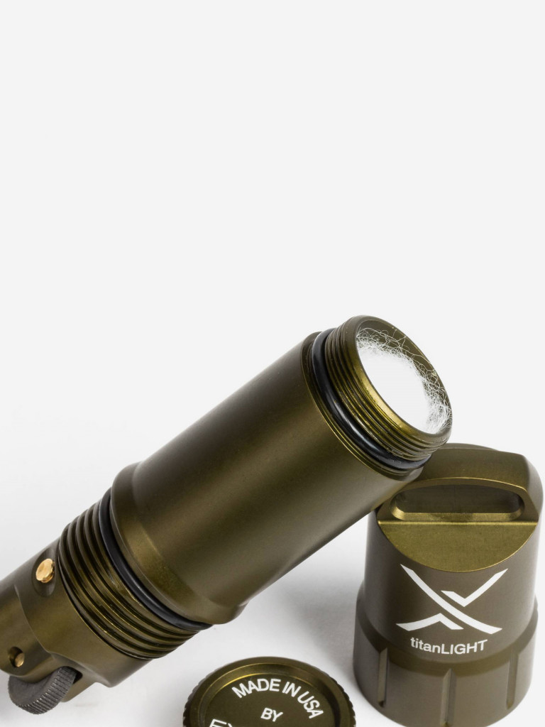 Зажигалка бензиновая Exotac titanLIGHT, Olive Drab