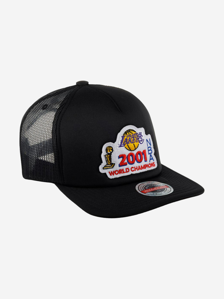 Бейсболка с сеточкой MITCHELL NESS 5HSSMM21033-LALBLCK Los Angeles Lakers NBA (черный)