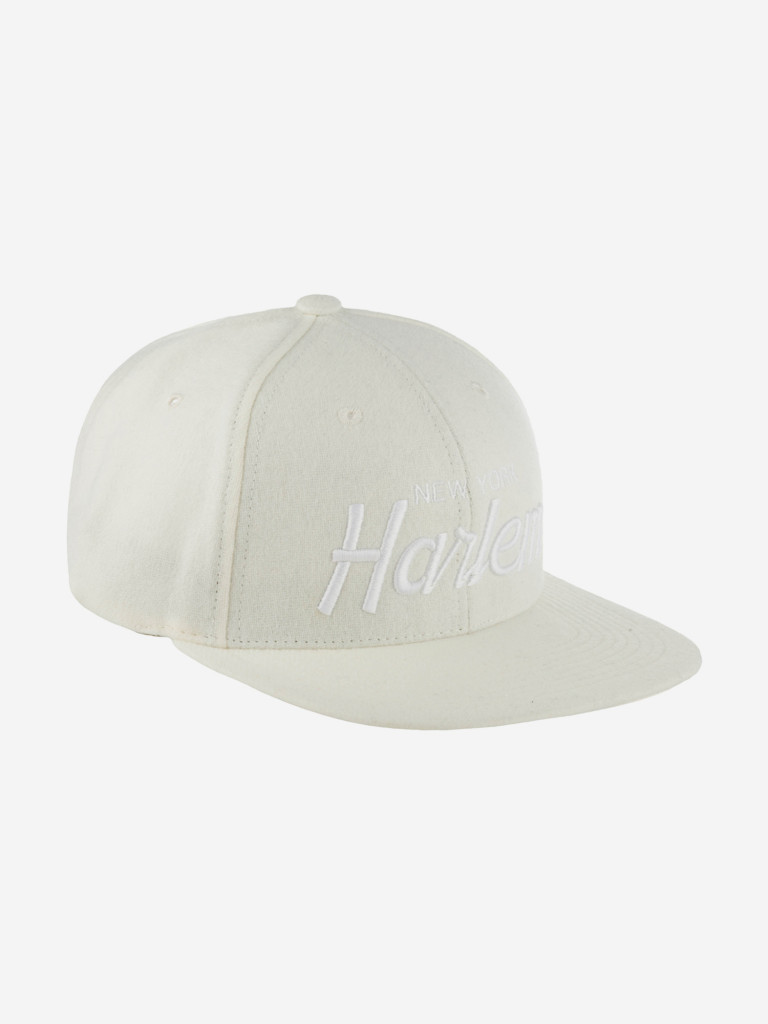 Бейсболка с прямым козырьком HOOD 100-MWL025-NY019-WH Harlem Tonal 3D (белый)