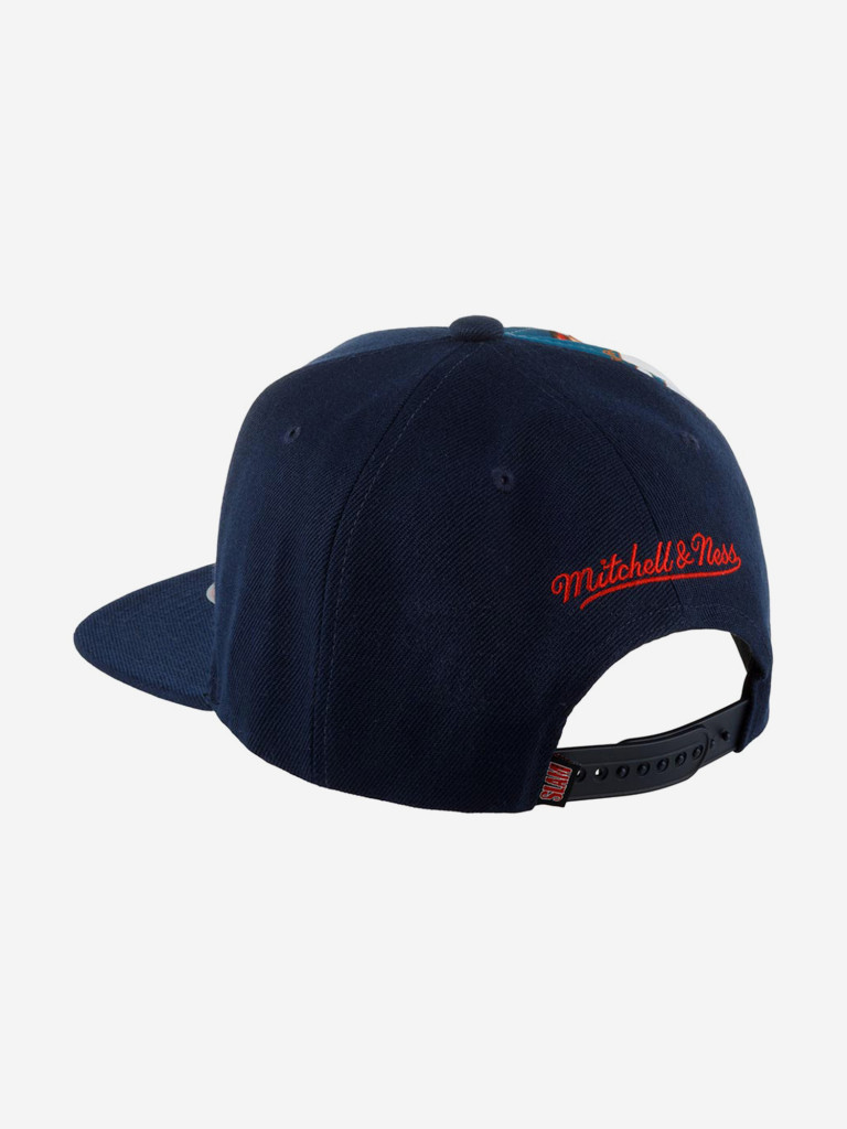 Бейсболка с прямым козырьком MITCHELL NESS 6HSSSH21142-NJNNAVYKMT New Jersey Nets NBA