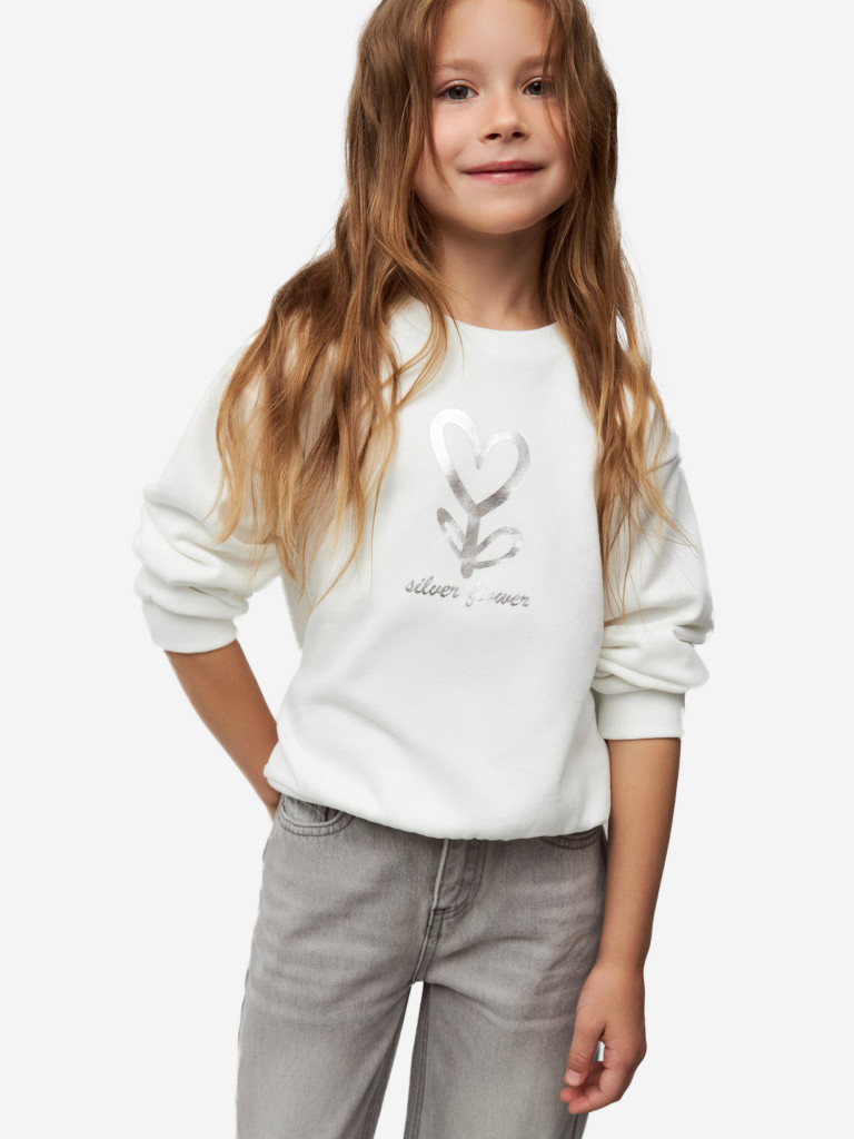 Джемпер с аппликацией для девочек TOTTI KIDS