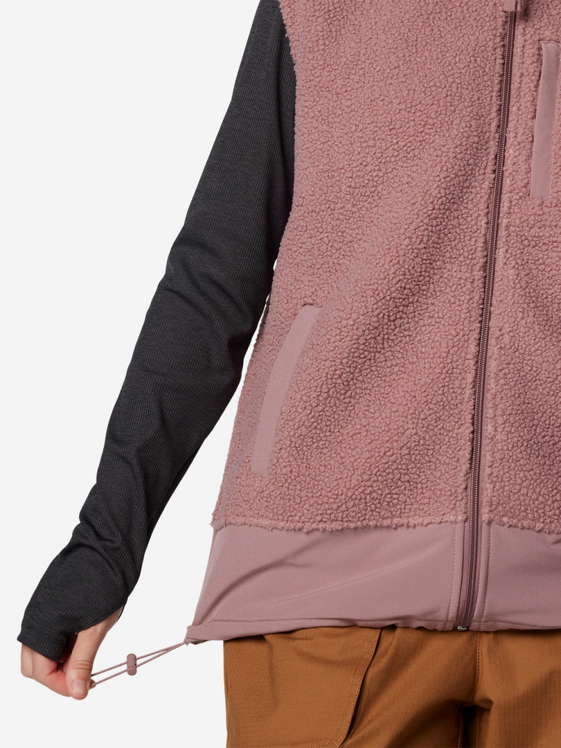 фото Жилет флисовый женский columbia boundless trek vest, розовый