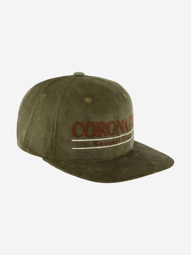 Бейсболка с прямым козырьком HOOD 100-TWC028-CA105-OL Coronado (оливковый)