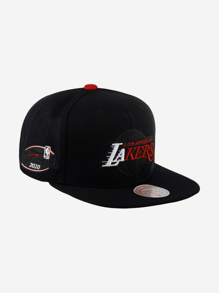 Бейсболка с прямым козырьком MITCHELL NESS 6HSSSH22080-LALBLCK Los Angeles Lakers NBA (черный)