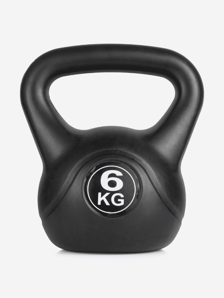 Гиря пластиковая Sportlim 6 кг Черная