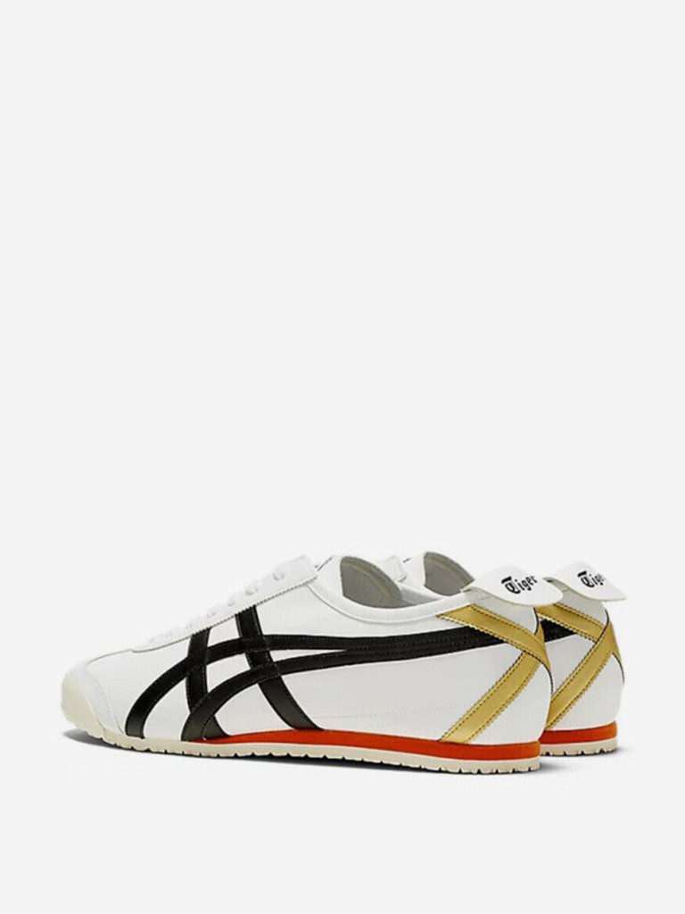 Кроссовки Onitsuka Tiger Mexico 66 White Black Gold