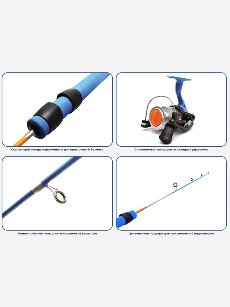 Набор для рыбалки детский: удилище с катушкой River Band My First Rod Combo 75cm SAMMY