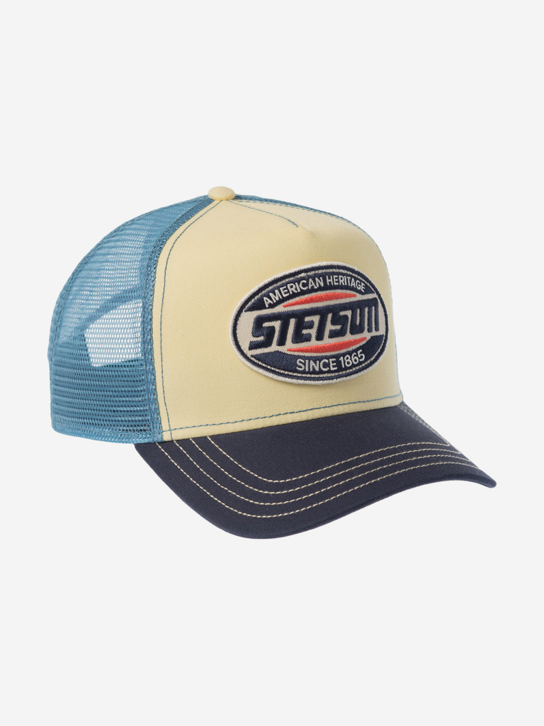 Бейсболка с сеточкой STETSON 7741105 TRUCKER CAP HIGH SPEED (желтый)