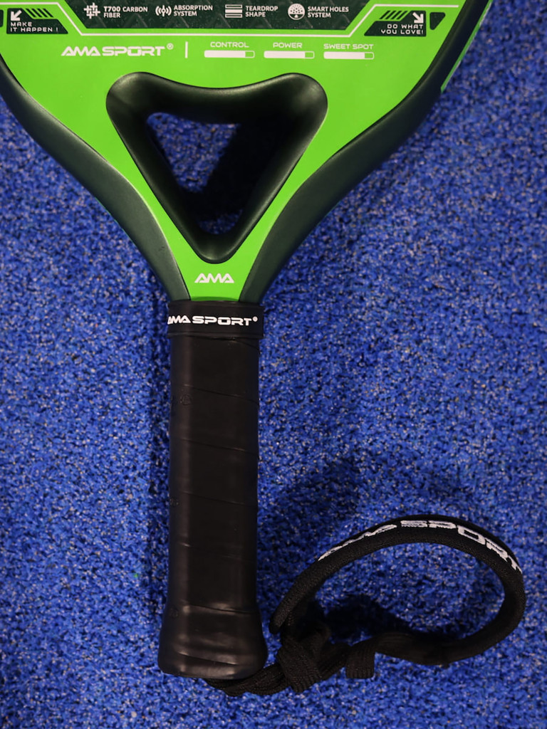 Ракетка для падел-тенниса AMA, форма - бриллиант, баланс - нейтральный