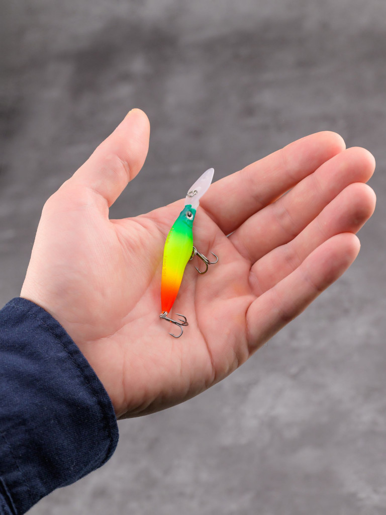 Воблер Akara Fang 50F минноу плавающий на окуня, голавля, форель 3,5гр A113