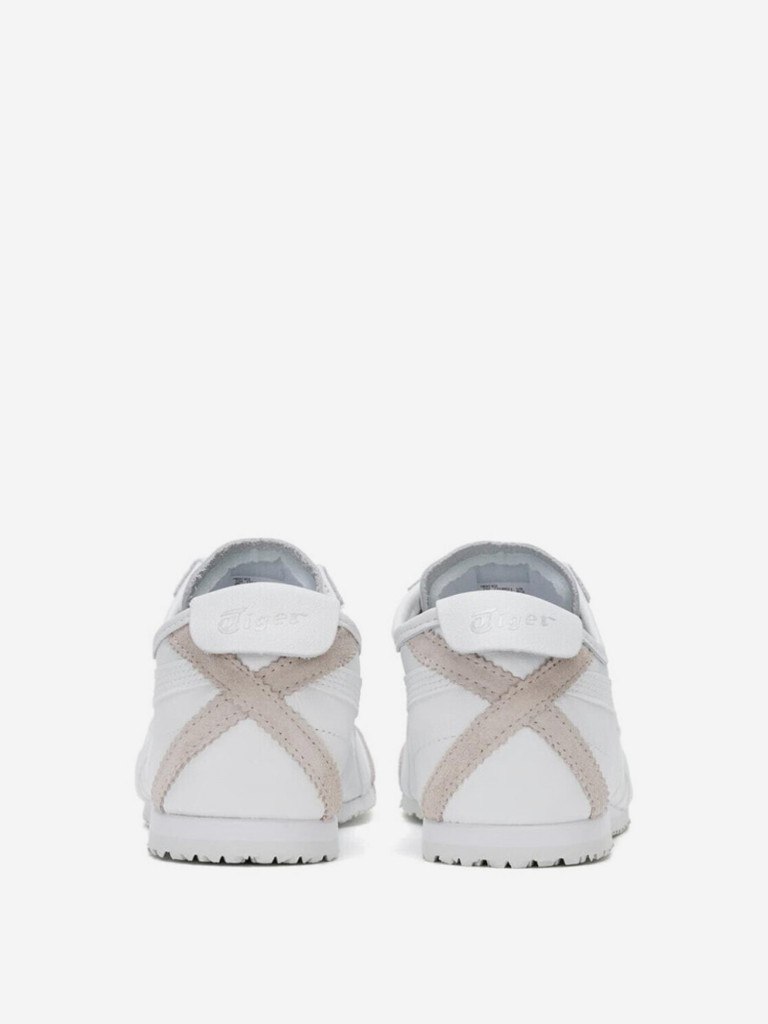 Onitsuka Tiger MEXICO 66 Anti-Slip Wear-Resistant Low-Top Casual Shoes Unisex White Brown