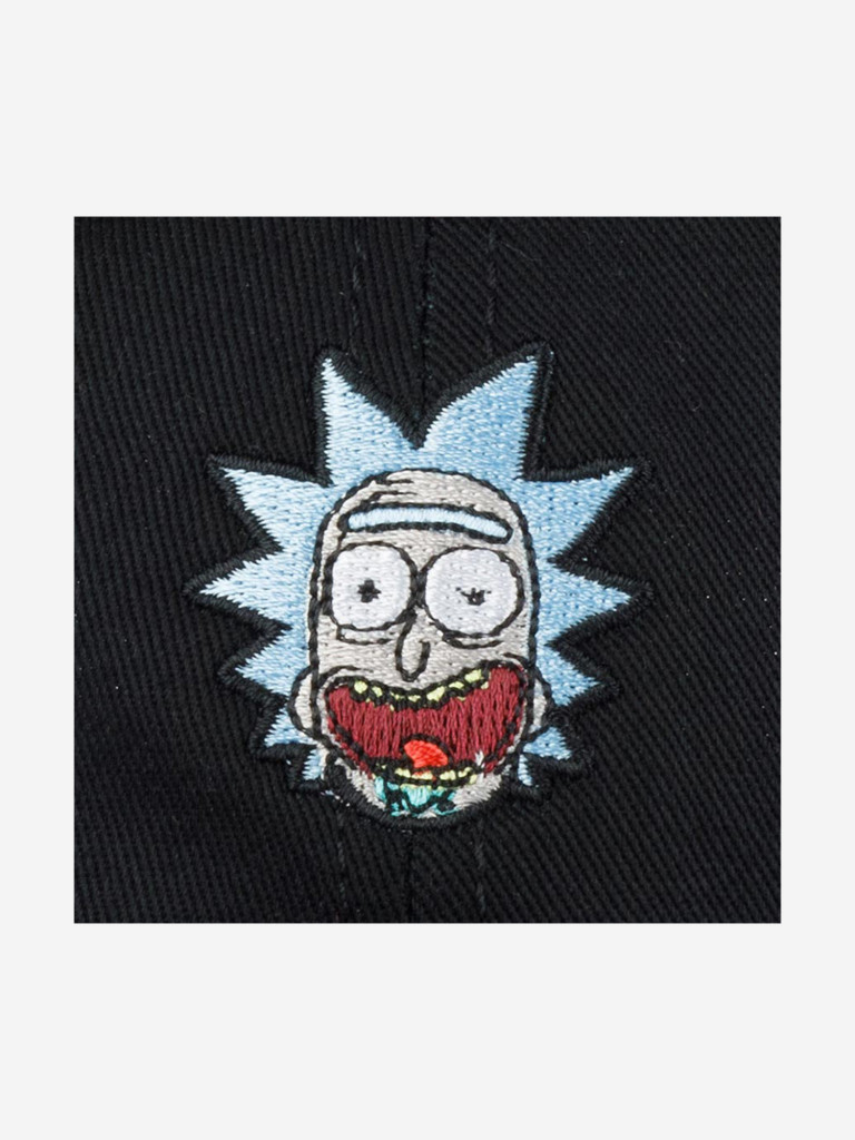 Бейсболка CAPSLAB CL/REM/1/RICK3 Rick and Morty Rick (черный)