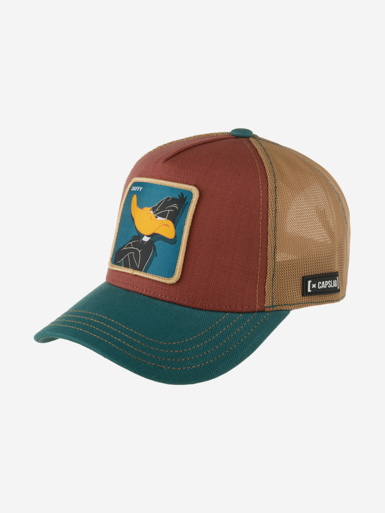 Бейсболка с сеточкой CAPSLAB CL/LOO8/1/CT/DAF3 Looney Tunes Daffy Duck (розовый)